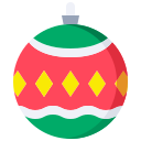 pelota de navidad icon