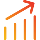 gráfico de crecimiento icon