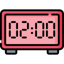 reloj digital icon