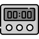 reloj digital icon