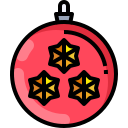 pelota de navidad icon