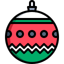 pelota de navidad icon