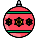 pelota de navidad icon