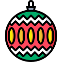 pelota de navidad icon