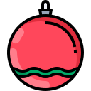 pelota de navidad icon