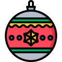 pelota de navidad icon