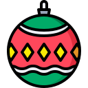 pelota de navidad icon