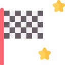 bandera de acabado 