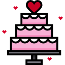 pastel de boda icon