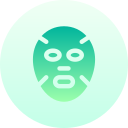 máscara facial icon