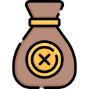 sin dinero icon