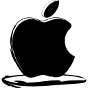 logotipo de apple bosquejado 