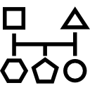 esquema de bloques geométricos 