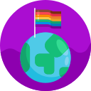 bandera arcoiris icon