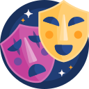 Theater masks 