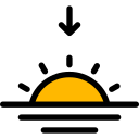 puesta de sol 