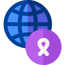 journée mondiale du cancer Icône