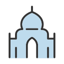 taj mahal icon