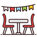 mesa del comedor icon