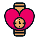 reloj de pulsera icon