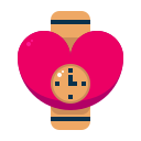 reloj de pulsera icon