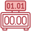 reloj digital icon