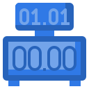 reloj digital icon