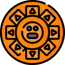 calendario azteco icona