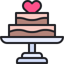 pastel de boda icon