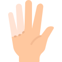손가락의 색 손실 icon