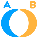 diagrama de venn icon