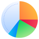 gráfico de torta icon