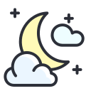 noche nublada icon