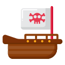 barco pirata icon