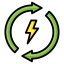 energía renovable icon