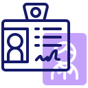 tarjeta de identificación icon