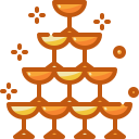 copa de champagne icon