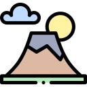 montaña fuji icon