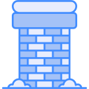 parte superior de la chimenea icon