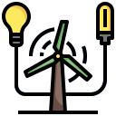 energía eólica icon