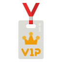 tarjeta vip icon