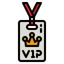 tarjeta vip icon