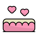 pastel de corazón icon