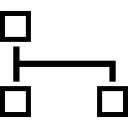 esquema de bloques de cuadrados 