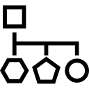 gráfico de formas geométricas 