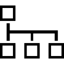 gráfico de quatro quadrados 