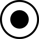 Круговой символ атома кругов icon