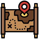 mapa del tesoro icon