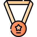 medalla de bronce icon