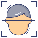 escáner facial icon